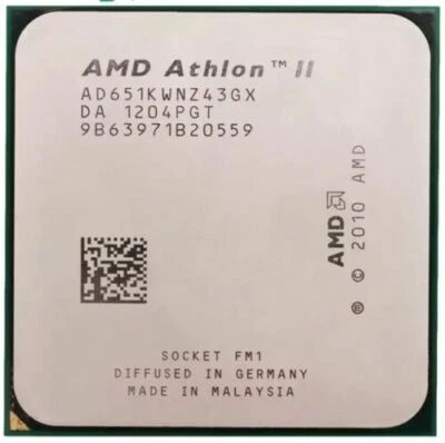 AMD Athlon II X4 651K 3GHz Socket FM1 AD651KWNZ43GX CPU Processor  100W - Image 1 of 4