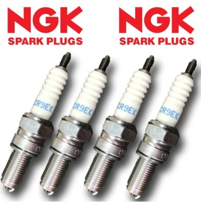 KIT 4 CANDELE NGK CR9EK YAMAHA FZ6 FAZER S2 600 2004 2005 2006 2007 2008 2009 - Immagine 1 di 4