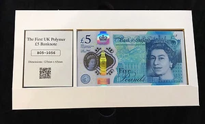 England 2016 Polymer £5 Only 5000 Presentation Boxed Date Stamped Collector Item - Picture 1 of 3