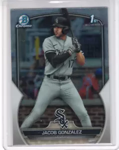 Jacob Gonzalez 2023 Bowman Draft Chrome 1st #BDC-167 Chicago White Sox - Picture 1 of 2