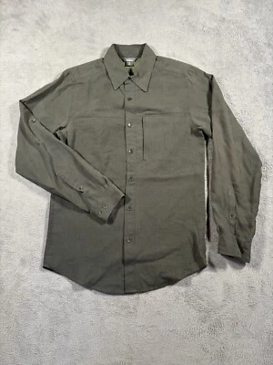 Royal Robbins Shirt Mens Small Green Geometric Reg Fit Camp Rayon Hiking Tech - Image 1 of 4