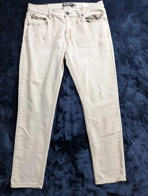 Pantalones de mezclilla Ezekiel 305 Chopper para hombre 32x32 caqui beige cómodos elásticos usados en excelente estado Foto 1 de 4
