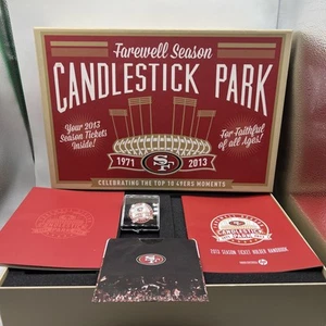 SF 49ERS 2013 Farewell Candlestick Park Season Commemorative Box w CD, NoTickets - Bild 1 von 16