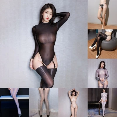 For Women Open Crotch Bodysuit All-Inclusive Bodysuit For Daily Brand New - Image 1 of 4