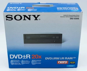 SONY DRU-V204A DVD/CD Rewritable Drive Black Brand - Open Box - Picture 1 of 10