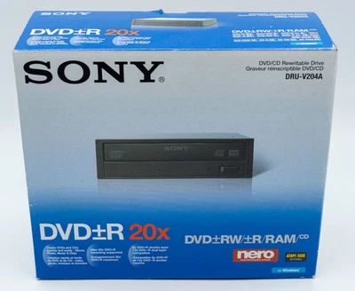 SONY DRU-V204A DVD/CD Rewritable Drive Black Brand - Open Box - Image 1 of 4