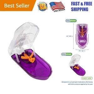 Tagliapillole Portatile con Scudo di Sicurezza – Facile Tablet e Sdoppiatore Vitamine - Foto 1 di 8