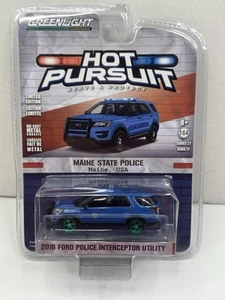 Greenlight Hot Pursuit 2016 Ford Interceptor Utility Maine State Police - Picture 1 of 17