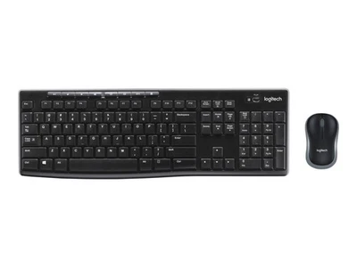 Logitech MK270 Standard Senza fili RF Wireless QWERTZ Nero 920-004511 - Immagine 1 di 4
