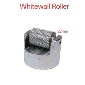 Tyre Whitewall Machine Redwall Paint Roller Applicator 22mm Flat + Paint Bottle - Picture 1 of 2