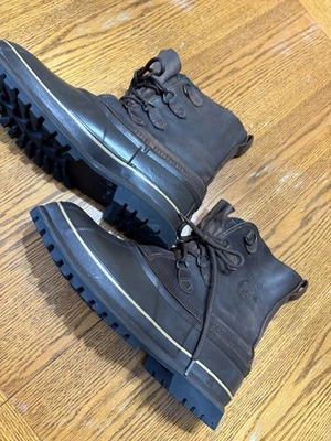 Botas Sorel Caribou Kaufman Canadá Cuero Marrón Tostado Goma Invierno Nieve Para hombres 14 Foto 1 de 4