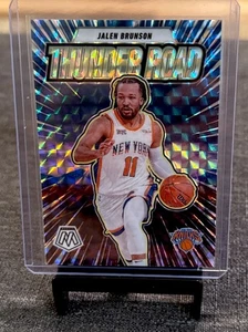 2024-25 Panini Mosaic - Jalen Brunson Thunder Road Silver - New York Knicks #11 - Picture 1 of 3