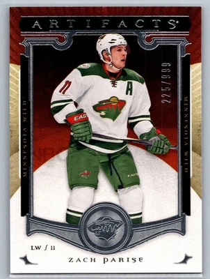 2015-16 Upper Deck Artifacts #116 Zach Parise Minnesota Wild SN - Image 1 of 2