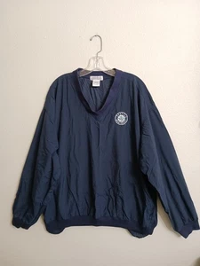 Seattle Mariners One Size First USA Navy Blue Pullover Windbreaker - Picture 1 of 4