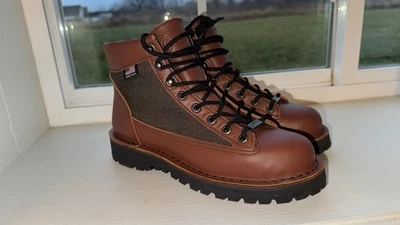 Botas de trekking Danner marrón cedro claro para mujer talla 6,5 cuero 30475 EE. UU. Foto 1 de 4
