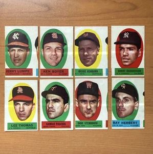 1963 Topps Baseball Peel Offs lot with Ashburn Boyer Richardson - Picture 1 of 2