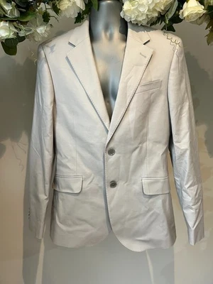 TED BAKER Traje Chaqueta Hombre Blazer Talla TB 3 UK M Gris Claro Manga Larga NUEVO Foto 1 de 4