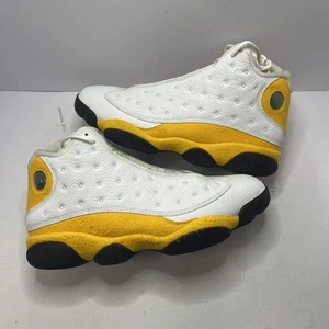 Air Jordan 13 Del Sol Taglia 12 Uomo Nike Retro Giallo Bianco (414571-167) Senza Scatola Usate - Foto 1 di 11