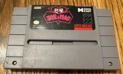 *SNES* Joe & Mac (Super Nintendo Entertainment System, 1992) SNES GAME Tested - Image 1 of 4