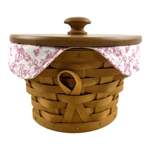 Longaberger Horizon of Hope Basket Wall Hanging Lid Protector Liner 2007 Cover
