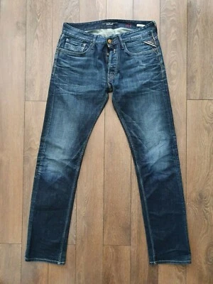 Replay Men's Jeans Dark Blue Size W 31 L 34  - Image 1 of 4