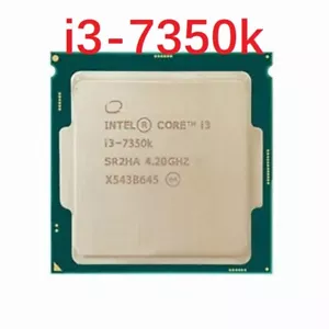 Intel Core i3-7350k Kaby Lake 4.2 GHz LGA 1151 60W Processor overclockable - Picture 1 of 4