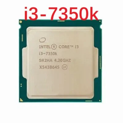 Intel Core i3-7350k Kaby Lake 4.2 GHz LGA 1151 60W Processor overclockable - Image 1 of 4