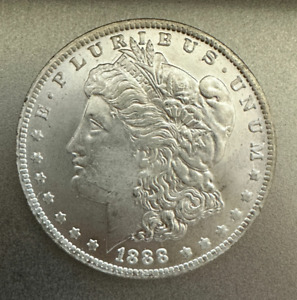 Retro 1888 S Morgan Dollar BU Uncirculated Mint State 90% Silver