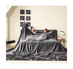 Oversized King Fleece Blanket 120x120 inches, Soft Cozy Warm Giant Extra Larg... - Picture 1 of 6