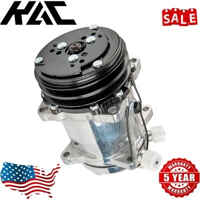 A/C Compressor 58551 For Jeep Grand Wagoneer 1985-1991 5.9L; Cherokee 86-87 2.5L - Image 1 of 4