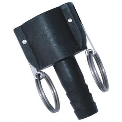 Cam & Nut Schlauchschwanz x Kupplung. PP Camlock Schnellspanner