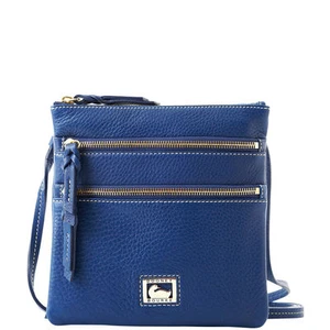 *Dooney & Bourke*Dillen*Jeans Blue*North/South Triple Zip*Cross Body 15305Z - Picture 1 of 4