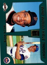 2001 Topps Traded & Rookies #WWHT20 Willie Mays Who Would Have Thought Near Mint