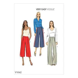 Vogue Misses Skirt/Pants Pants Sewing Pattern V9302 - Picture 1 of 5