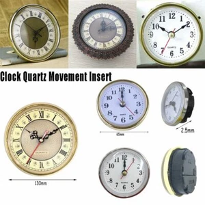 Clock Movement Insert Quartz Mechanism Roman Numeral Repair Replacement Tools - Picture 1 of 13