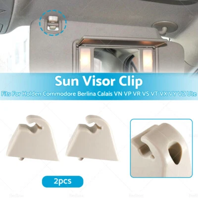 2xSun Visor Clip For Holden Commodore Berlina Calais VN VP VR VS VT VZ VX VY UTE - image 1 of 4