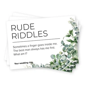 What Am I Innuendo Rude Riddles Hen Party Games Night Card Drinking Game Adult - Picture 1 of 17