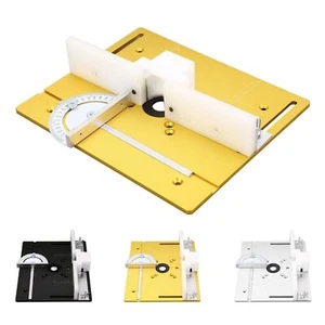 Metal Router Flip Board Aluminum Woodworking Insert Base Plate for Router Table - Picture 1 of 21