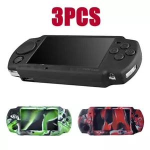 3 Pack Soft Silicone Case Protective Cover Skin for Sony PSP 2000/3000 Console - Picture 1 of 10