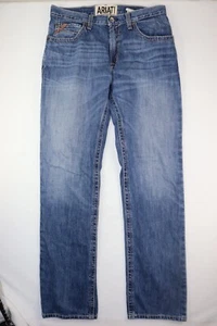 Jeans ARIAT Denim Bootcut Azul M2 Denim Relajado Para Hombres 34x36 Vaquero Rodeo Western - Imagen 1 de 12