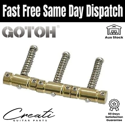 Gotoh® In-Tune BS Brass Saddles Telecaster Tele type for Guitar Bridge - image 1 of 3