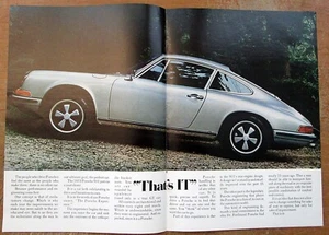 Porsche 911 1973 ""That's IT"" anuncio plegable central a color original - Imagen 1 de 1