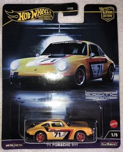 Hot Wheels Premium Car Culture Exotic Envy 71 PORSCHE 911 1:64 Diecast HKC80 New - Picture 1 of 2