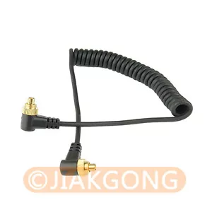 DSLRKIT Male to Male M-M FLASH PC Sync Cable Cord with Screw Lock - Bild 1 von 3