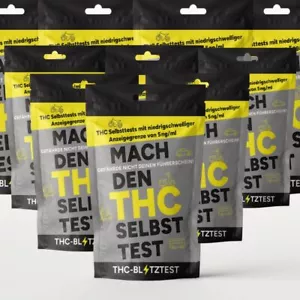 10 x 5 ng/ml test flash THC test rapido antidroga (cannabis, marijuana, hashish) - Foto 1 di 3
