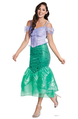 Brand New Disney Ariel Deluxe Adult Costume (Classic Collection) - Image 1 of 2
