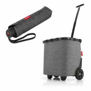 reisenthel Trolley carrycruiser Set mit umbrella pocket classic Twist Silver - Bild 1 von 1