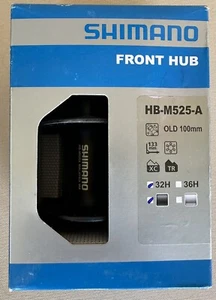 Shimano Deore HB-M525A Front Hub - QR x 100mm, 6-Bolt, Black, 32h FAST SHIPPING - Picture 1 of 4