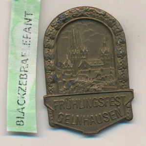 1902 Blechabzeichen Frühlingsfest GELNHAUSEN - Picture 1 of 2