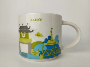 Starbucks Tazza Mug Hanoi 🇻🇳 You Are Here YAH 14 fl oz - Foto 1 di 5